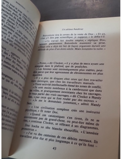 Marginal Anthologie de l’Imaginaire N°12 Surhommes Télépathes et Sûresprits