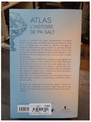 Les Sept Sœurs Tome 8 Atlas L'histoire de Pa Salt
