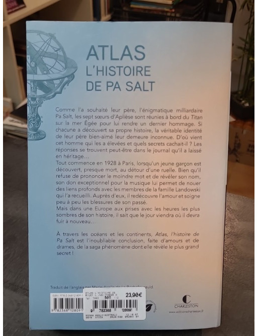 Les Sept Sœurs Tome 8 Atlas L'histoire de Pa Salt