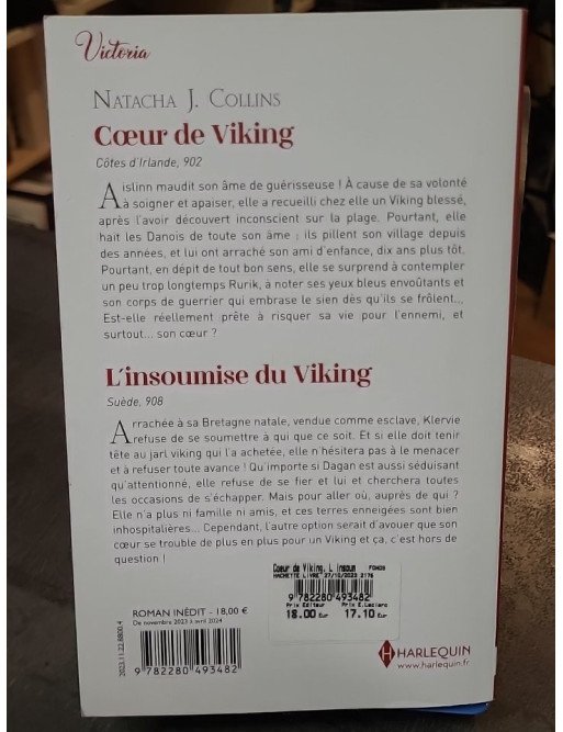 Cœur de Viking - L'insoumise du Viking - Natacha J. Collins