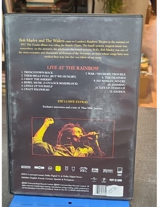 Bob MARLEY and the WAILERS - LIVE at the Rainbow (DVD)