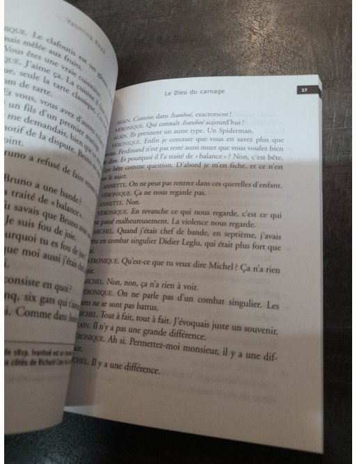 Le Dieu du carnage Par Yasmina Reza