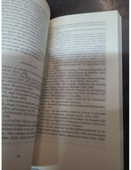 Poétique des jardins