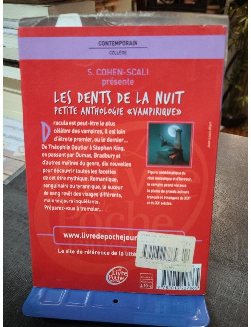 Les dents de la nuit - Petite anthologie vampirique - Sarah Cohen-Scali