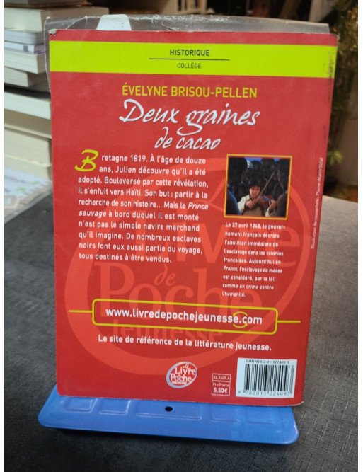 Deux graines de cacao - Évelyne Brisou-Pellen