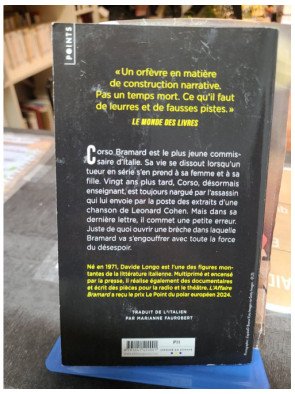 L'Affaire Bramard - Prix Le Point du Polar européen 2024 - Davide Longo