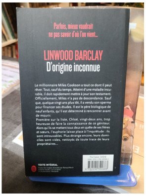 D'origine inconnue - Linwood Barclay