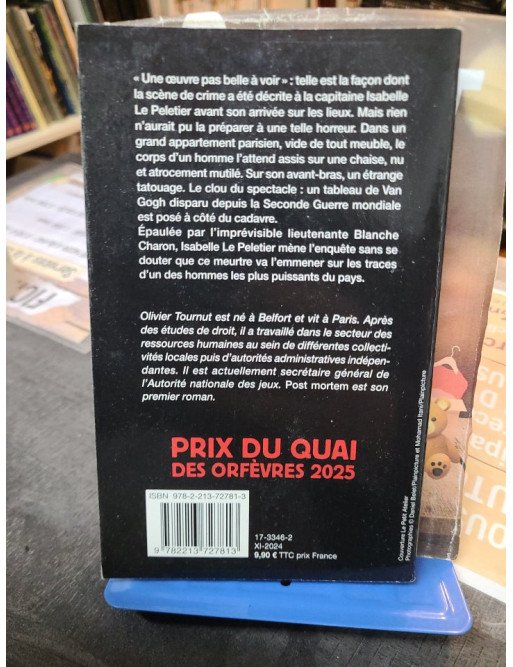 Post mortem - Prix du Quai des Orfèvres 2025 - Olivier Tournut