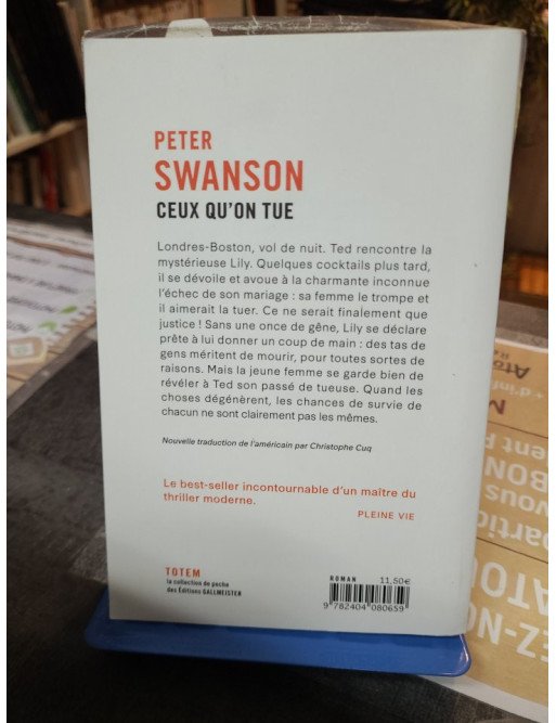 Ceux qu'on tue - Peter Swanson