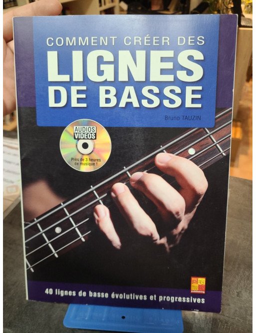 Comment créer des lignes de basse - 1 Livre + 1 Disque (Audios/Vidéos)