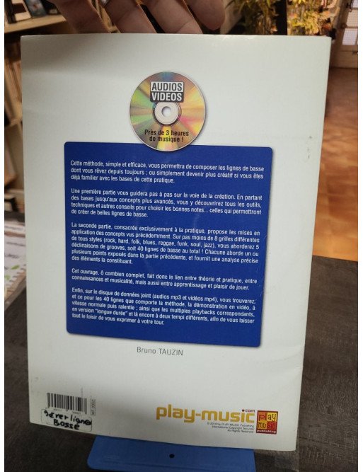 Comment créer des lignes de basse - 1 Livre + 1 Disque (Audios/Vidéos)