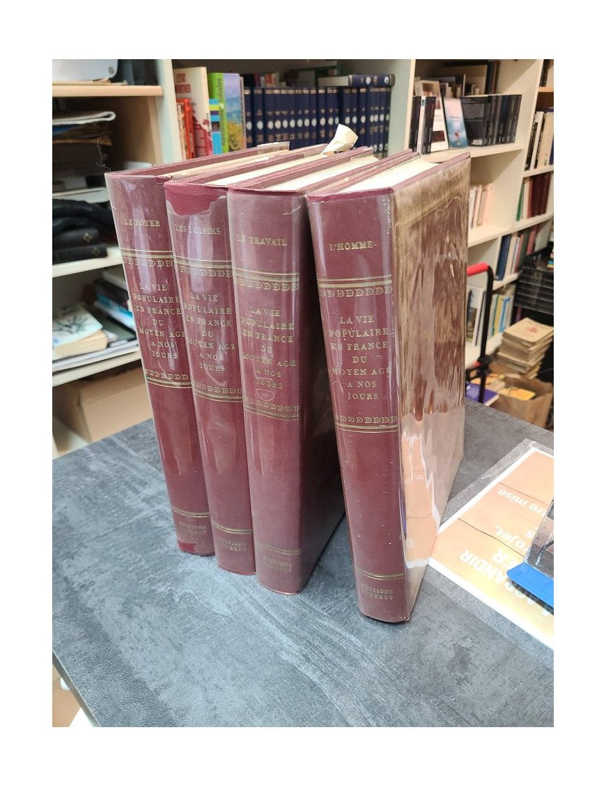 La Vie Populaire en France du Moyen Âge à nos jours (lot complet de 4 volumes)