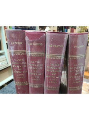 La Vie Populaire en France du Moyen Âge à nos jours (lot complet de 4 volumes)