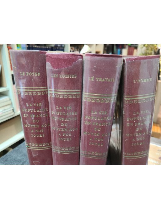 La Vie Populaire en France du Moyen Âge à nos jours (lot complet de 4 volumes)