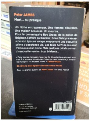 Mort... ou presque - Peter James