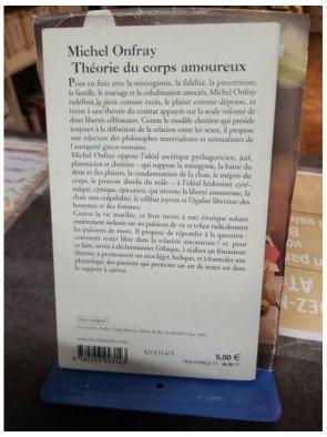 Théorie du corps amoureux - Pour une érotique solaire - Michel Onfray