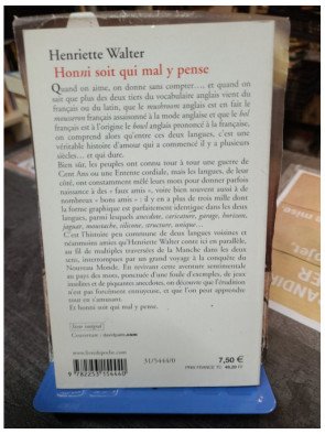 Honni soit qui mal y pense - L’incroyable histoire d’amour entre le français et l’anglais - Henriette Walter