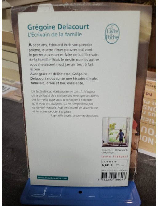 L'Écrivain de la famille - Grégoire Delacourt