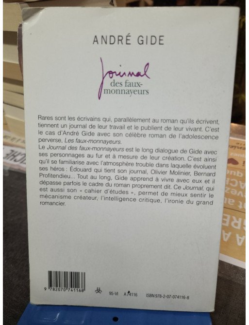 Journal des faux-monnayeurs - André Gide