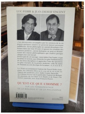 Qu'est-ce que l'homme ? Sur les fondamentaux de la biologie et de la philosophie – Ferry Vincent