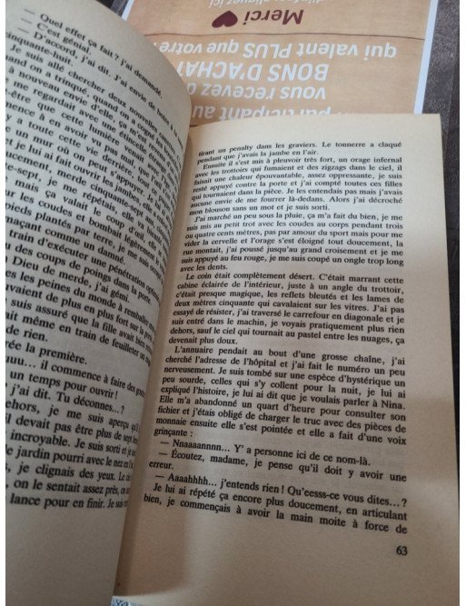 Zone érogène de Philippe Djian