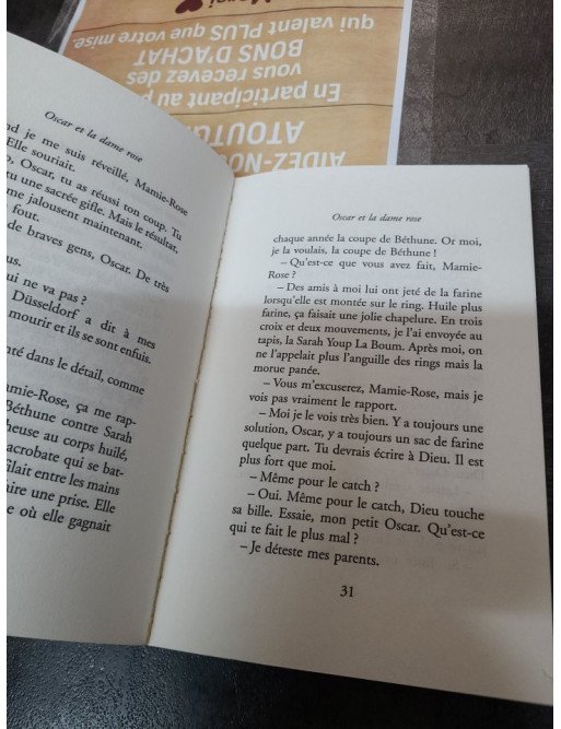 Oscar et la dame rose D'Eric-Emmanuel Schmitt