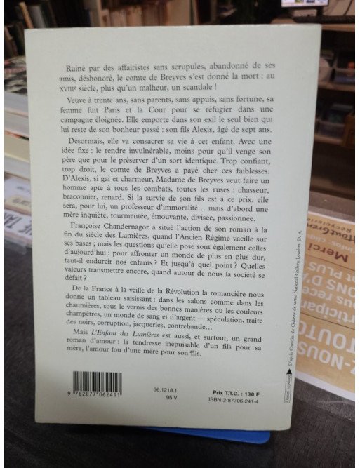 L Enfant des Lumières de Françoise Chandernagor