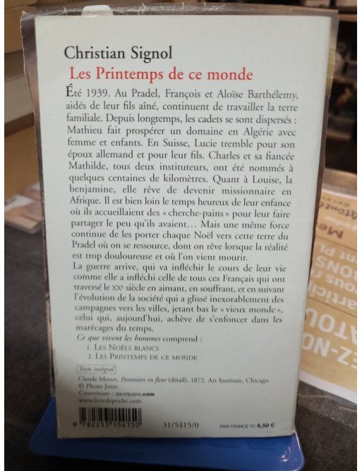 Les Printemps de ce monde Par Christian Signol