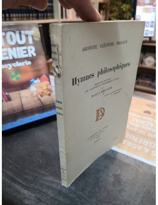 Hymnes philosophiques Aristote Cléanthe Proclus