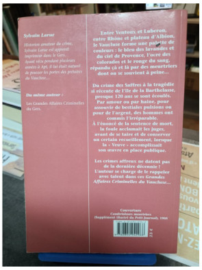 Les Grandes Affaires Criminelles Du Vaucluse Sylvain Larue