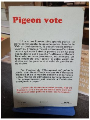 Pigeon vote Robert Beauvais