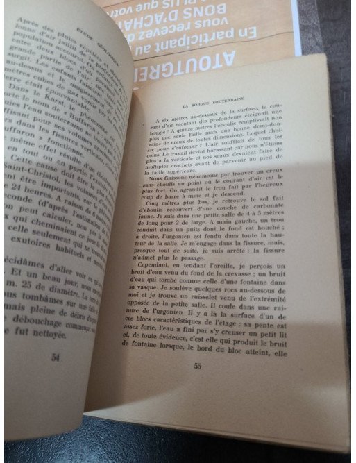 Vallis Clausa La Sorgue Souterraine Etude Geologique et Mecanisme de la Fontaine de Vaucluse AYME