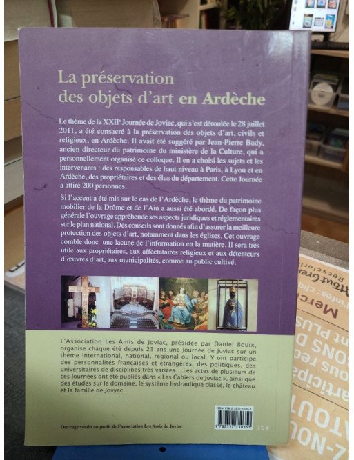 La préservation des objets d'art en Ardèche - Collectif Joviac