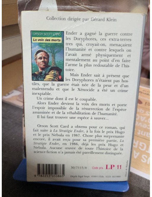 La Voix des morts - Cycle d'Ender tome 2 (Orson Scott Card)