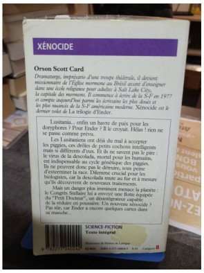 La Trilogie d'Ender - Xénocide (édition J'ai Lu SF n°4024)