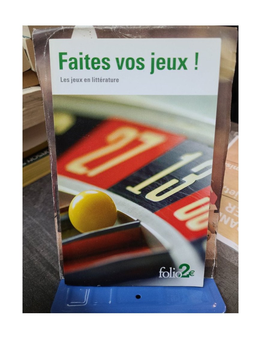 Faites vos jeux ! Les jeux en littérature