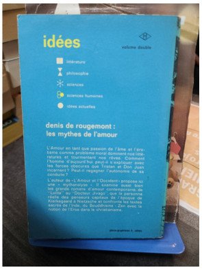 Les mythes de l'amour Denis de Rougemont