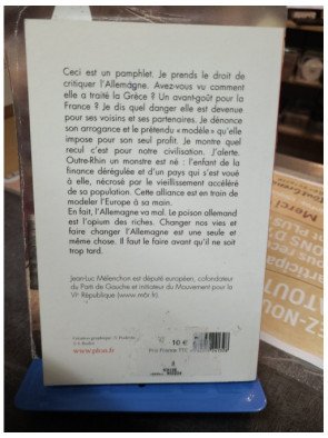 Le hareng de Bismarck Le Poison Allemand Jean-Luc Mélenchon