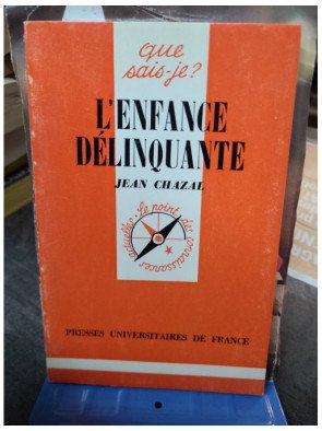 Que sais-je? N°563 L'enfance délinquante