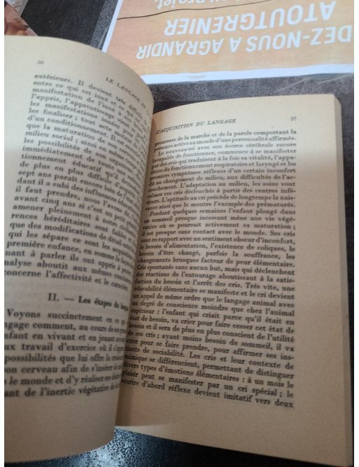 Le Langage et la pensée Paul Chauchard
