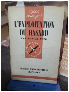 L'exploitation du hasard Marcel Boll