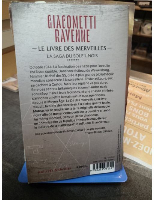 Le Livre des merveilles – thriller historique ésotérique