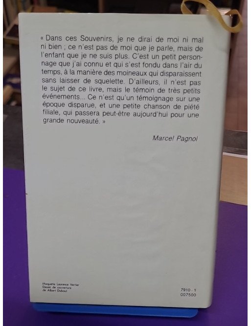 LA GLOIRE DE MON PERE LE CHATEAU DE MA MERE. Par PAGNOL MARCEL