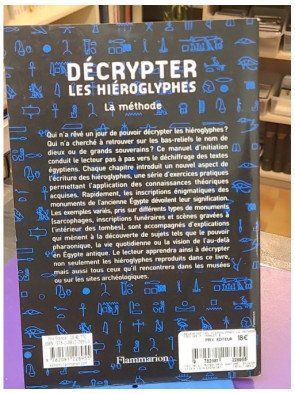Décrypter les hiéroglyphes - La méthode - Collier & Manley