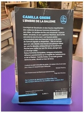 L'ombre de la baleine thriller Camilla Grebe