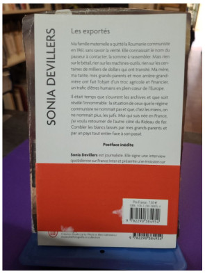 Les exportés poche Sonia Devillers