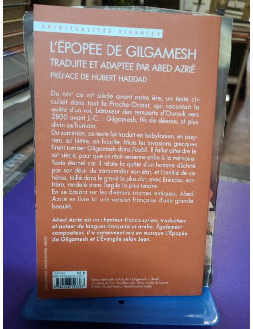 L'Epopée de Gilgamesh Abed Azrié poche mythologie