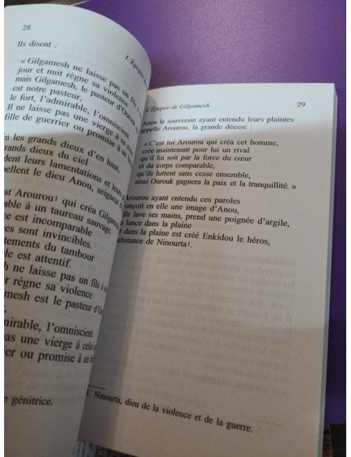 L'Epopée de Gilgamesh Abed Azrié poche mythologie