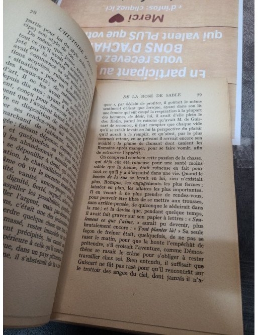 Histoire d'amour de la Rose de Sable Henry de Montherlant