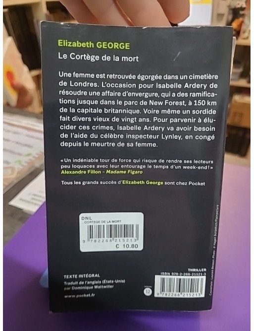 Le cortège de la mort d Elizabeth George